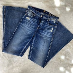 7 For All Mankind High Waist Vintage Bootcut Jeans NWOT